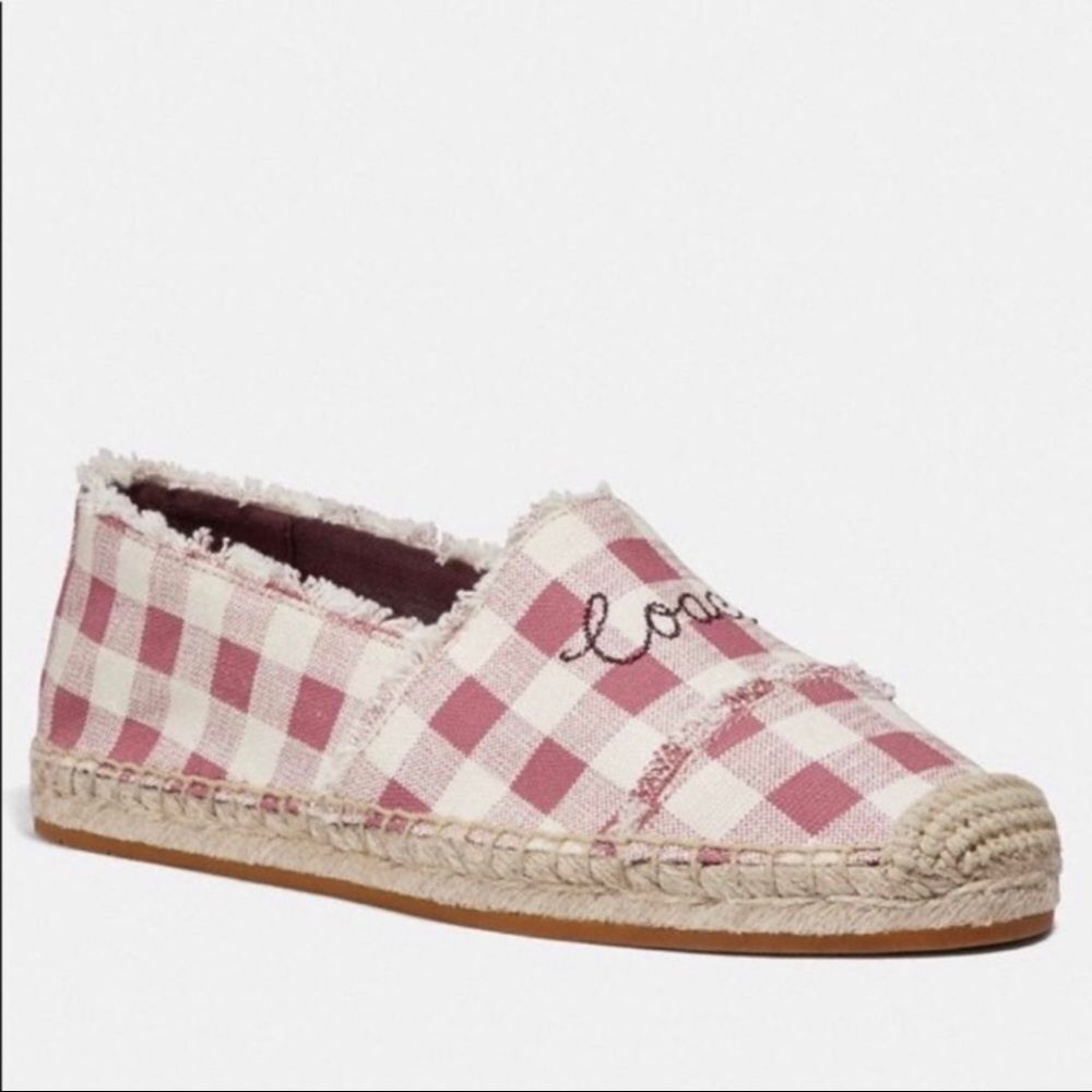 Coach check espadrilles🆕